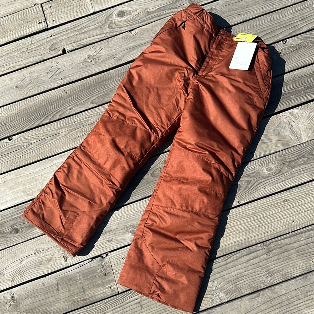 🤍❗NWT All In Motion Orange Snow Pants Size Medium